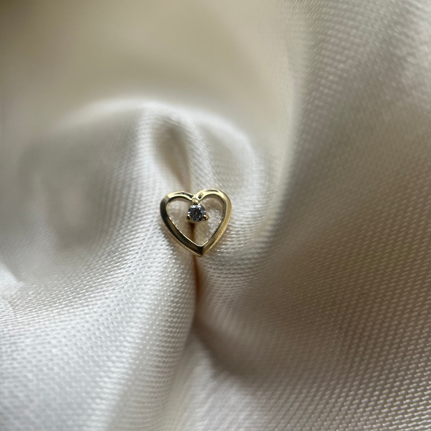 Terminale Cuore e swarovski